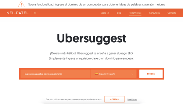 Ubbersuggest